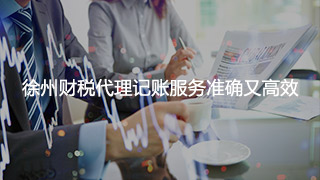 徐州财税代理记账服务准确又高效