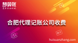 合肥代理记账公司收费项目主要有哪些？纳税申报最重要